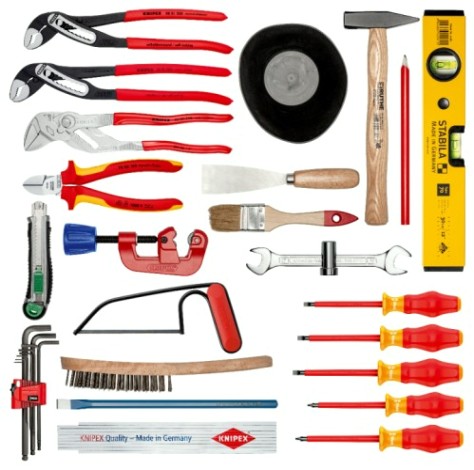 Набор инструмента KNIPEX KN-002106HKS BIG Basic Move Plumbing, 31 пр.