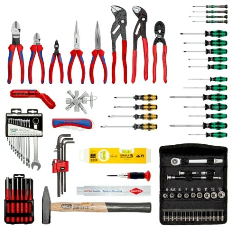 Набор инструмента KNIPEX KN-002106M BIG Basic Move Mechanic, 79 предметов