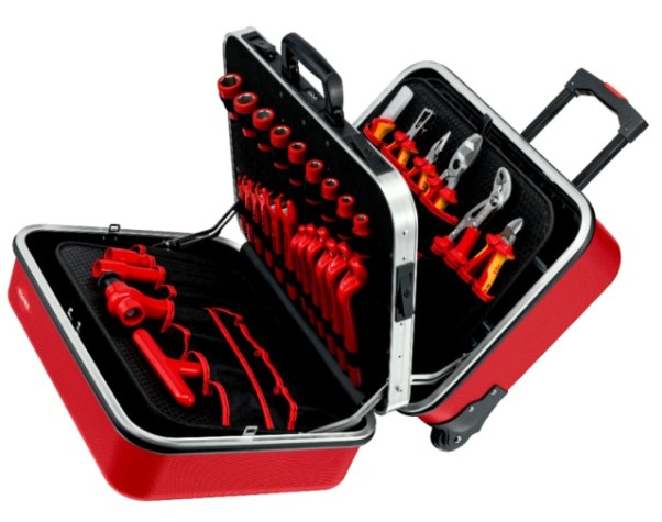 Набор инструмента KNIPEX KN-989915 BIG Twin Move RED Electric Competence,47 предметов