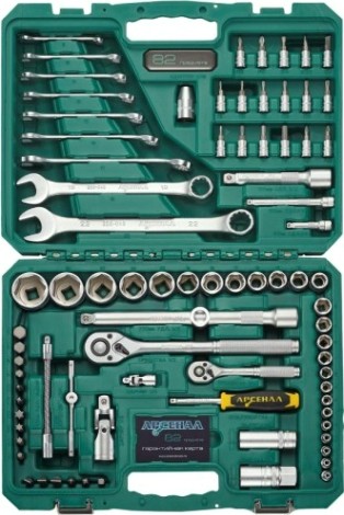 Набор инструментов АРСЕНАЛ AUTO 82 предмета NEW АА-С1412К82 [8144600]