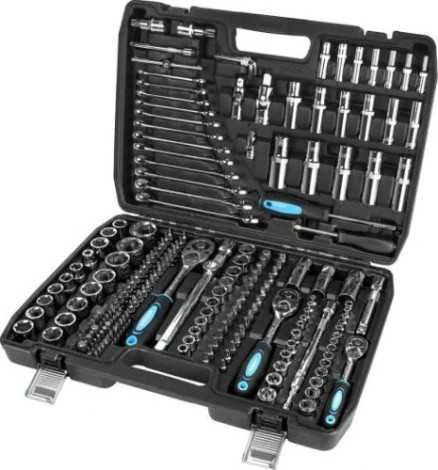 Набор инструментов Autovirazh 1/4"-3/8"-1/2" DR, 216 предметов AV-212216 [av-212216]