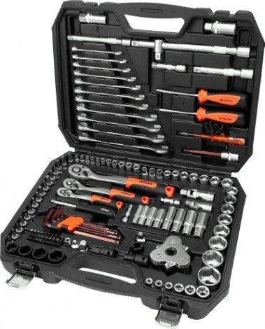 Набор инструментов AV Steel 127 предметов 1/4",3/8",1/2" AV-011127 [AV-011127]