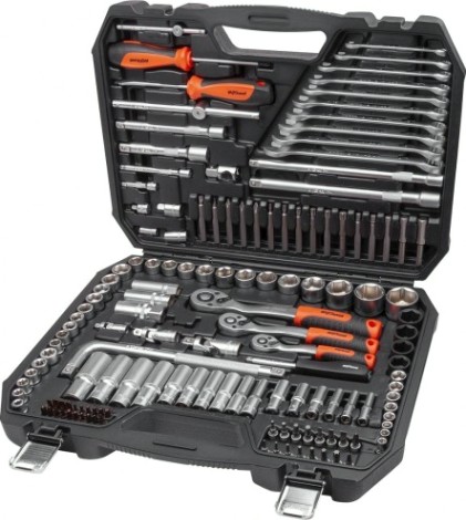 Набор инструментов AV Steel 144 предмета 1/4",3/8",1/2" AV-011144 [AV-011144]