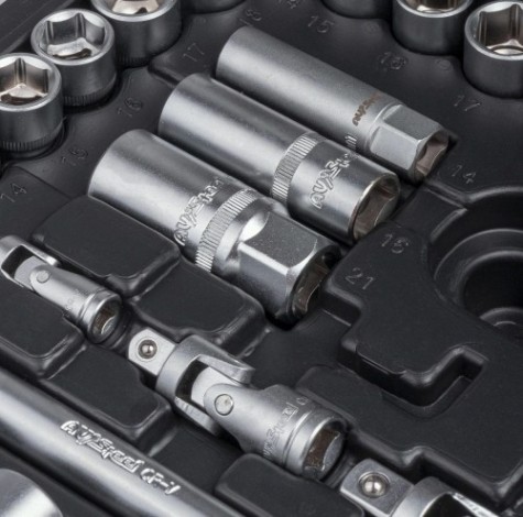 Набор инструментов AV Steel 144 предмета 1/4",3/8",1/2" AV-011144 [AV-011144]