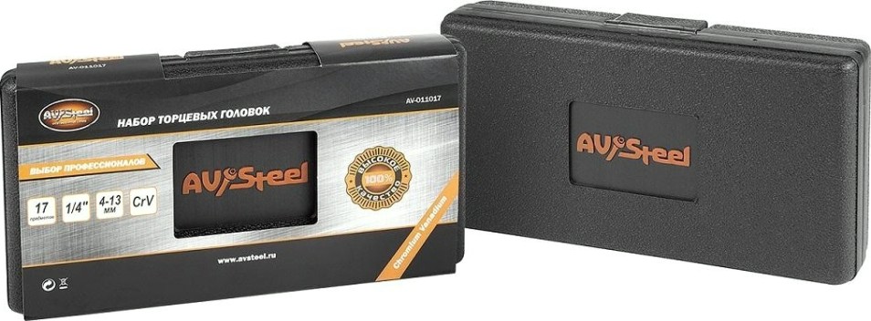 Набор инструментов AV Steel 17 предметов AV-011017 [AV-011017]