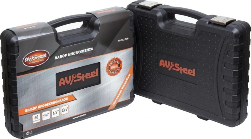 Набор инструментов AV Steel 56 предметов AV-011056 [AV-011056]