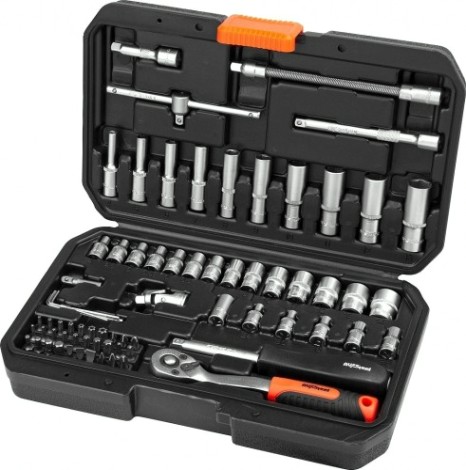 Набор инструментов AV Steel 72 предмета 1/4" AV-011472 [AV-011472]