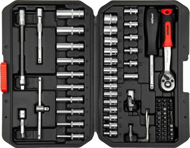 Набор инструментов AV Steel 72 предмета 1/4" AV-011472 [AV-011472]