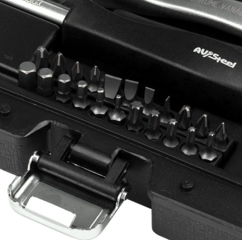 Набор инструментов AV Steel 72 предмета 1/4" AV-011472 [AV-011472]