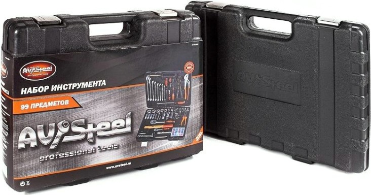 Набор инструментов AV Steel 99 предметов AV-011099 [AV-011099]