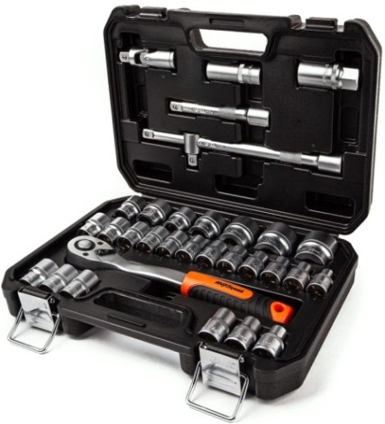 Набор инструментов AV Steel AV-011032 1/2", 32 предмета