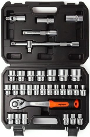 Набор инструментов AV Steel AV-011032 1/2", 32 предмета