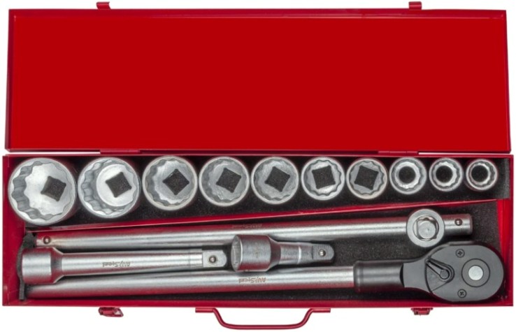 Набор инструментов AV Steel AV-531115 3/4", 15 предметов