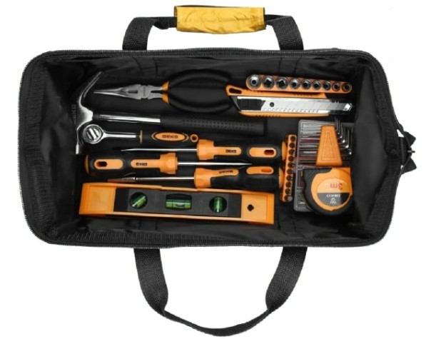 Набор инструментов DEKO DKMT116 универсальный для дома в сумке (116 предметов) [065-0733]