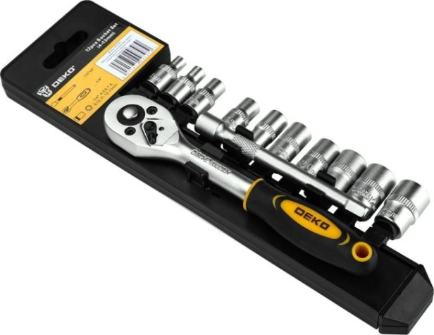 Набор инструментов DEKO DKMT12 с набором головок 12 предметов [065-0324]