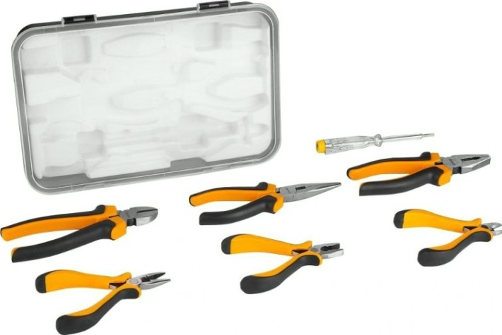 Набор инструментов DEKO DKMT7 плоскогубцев в кейсе [065-0305]