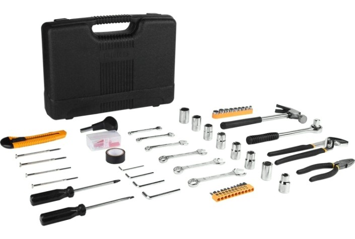 Набор инструментов DEKO TZ51 для дома и авто в чемодане 51 предм. [065-0730]