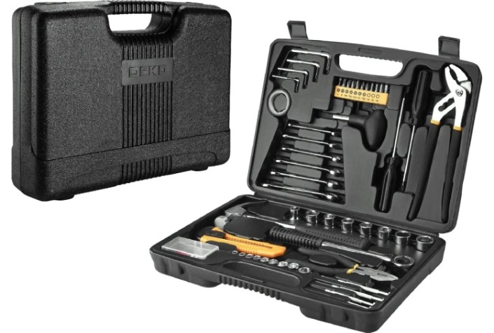 Набор инструментов DEKO TZ51 для дома и авто в чемодане 51 предм. [065-0730]