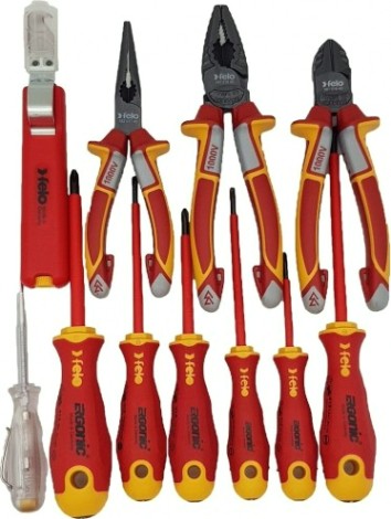 Набор инструментов для электромонтажа FELO 41391104 1000 V, 11 предметов