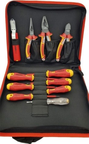 Набор инструментов для электромонтажа FELO 41391104 1000 V, 11 предметов Набор инструментов для электромонтажа FELO 41391104 1000 V, 11 предметов