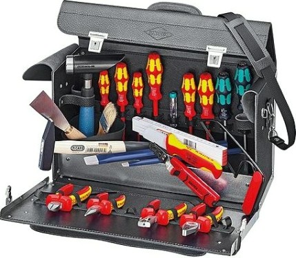 Набор инструментов для электромонтажа KNIPEX 24 предмета 002101TL [KN-002101TL]
