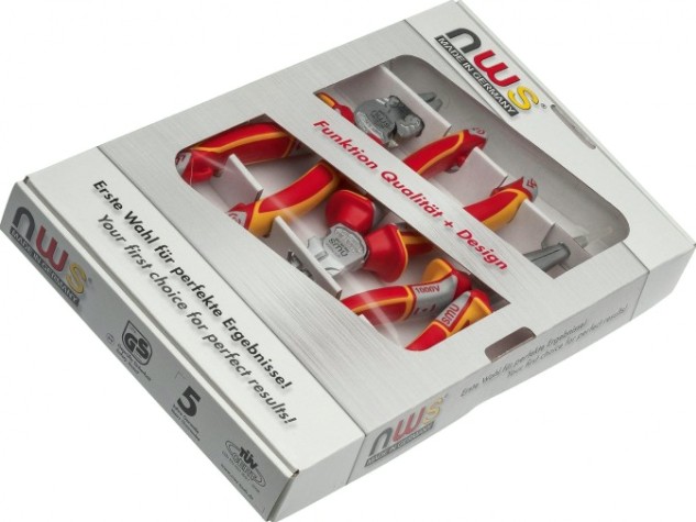 Набор инструментов для электромонтажа NWS 782 1000 V, 3 предмета Набор инструментов для электромонтажа NWS 782 1000 V, 3 предмета