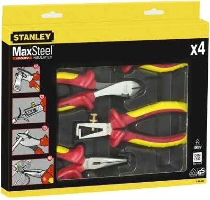 Набор инструментов для электромонтажа STANLEY 4-84-489 1000 V, 4 предмета