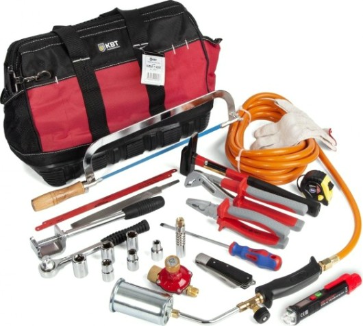 Набор инструментов для монтажа кабельных муфт КВТ НИМ-1 13 предметов [59511]