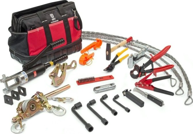 Набор инструментов для монтажа провода СИП КВТ НИС-3 18 предметов [74295]
