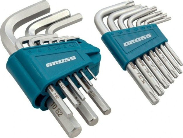 Набор инструментов GROSS 115 предметов 120 зубьев, CrV, 1/4, 1/2 14152 [14152]