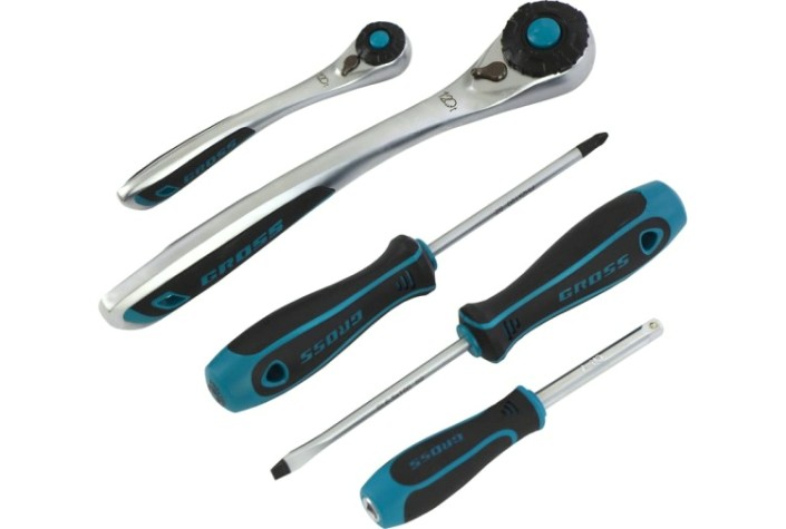 Набор инструментов GROSS 78 предметов 1/4", 1/2" 14148 [14148]