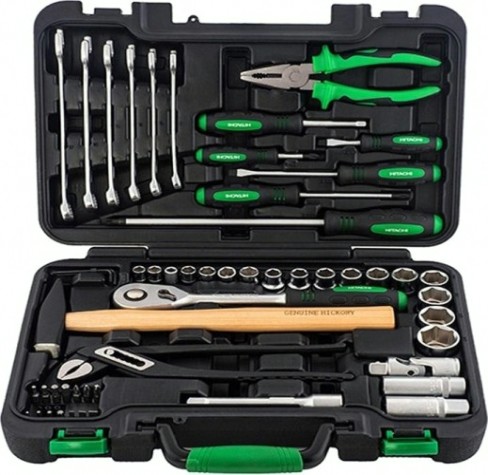 Набор инструментов HiKOKI 774015 1/4" и 1/2" 56 предметов Набор инструментов HiKOKI 774015 1/4" и 1/2" 56 предметов