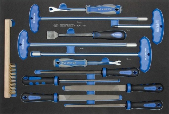 Набор инструментов KING TONY 13 предметов ложемент 9-90413TQV [9-90413TQV]