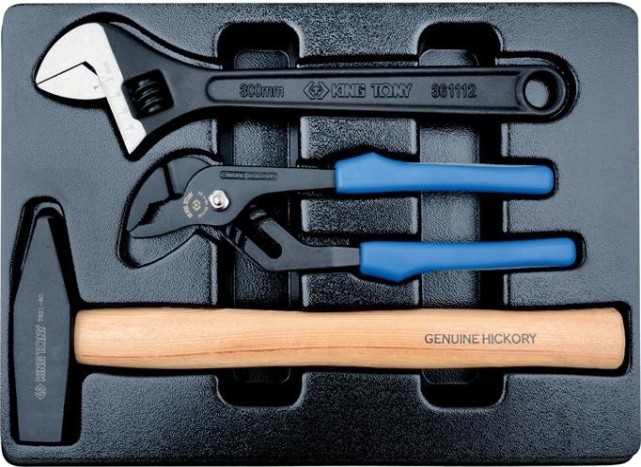 Набор инструментов KING TONY 3 предмета ложемент 9-90103PP02 [9-90103PP02]