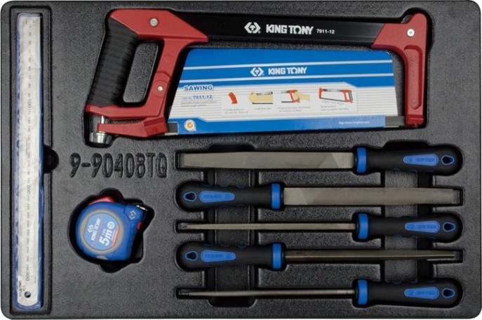 Набор инструментов KING TONY 8 предметов ложемент 9-90408TQ [9-90408TQ]