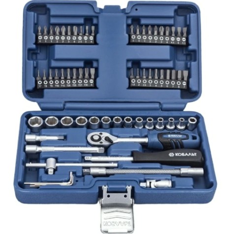 Набор инструментов Кобальт 64 предмета 010111-64 [010111-64]