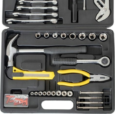 Набор инструментов Kolner KTS 51 предмет, пластиковый кейс [кн51ктс]