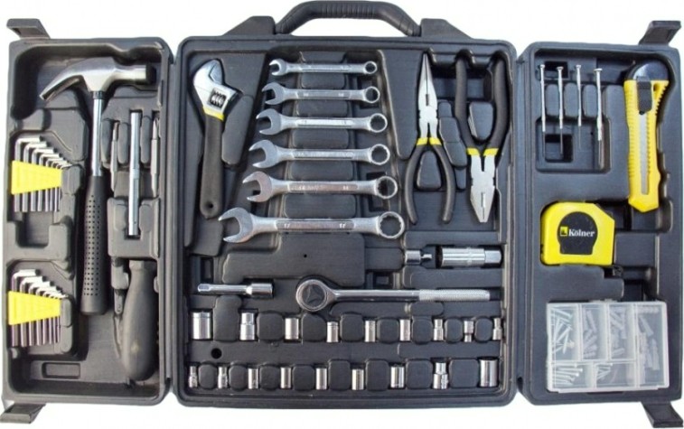 Набор инструментов Kolner KTS 59 предметов, пластиковый кейс [кн59ктс]