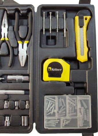 Набор инструментов Kolner KTS 59 предметов, пластиковый кейс [кн59ктс]