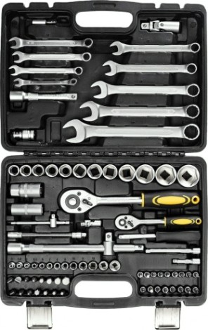 Набор инструментов Kolner KTS 82 предмета, пластиковый кейс [кн82ктс]
