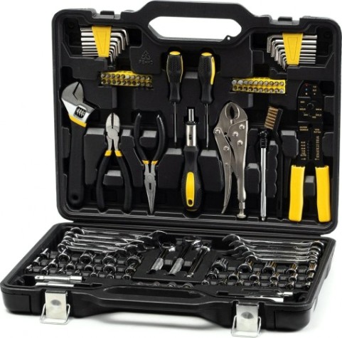 Набор инструментов Kolner KTS123 предмета, пластиковый кейс [кн123ктс]