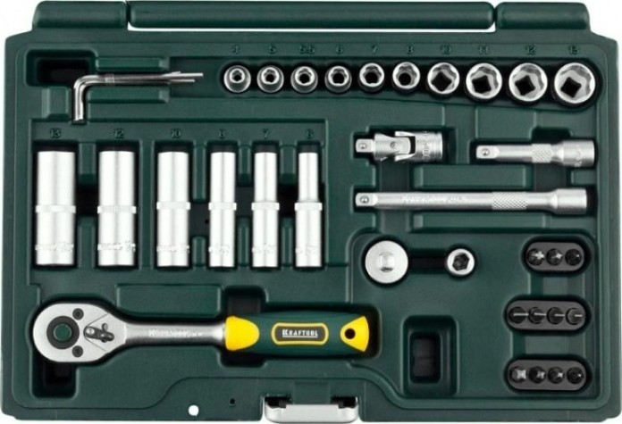 Набор инструментов KRAFTOOL "EXPERT QUALITAT" 37 предметов 27881-H37 Набор инструментов KRAFTOOL "EXPERT QUALITAT" 37 предметов 27881-H37