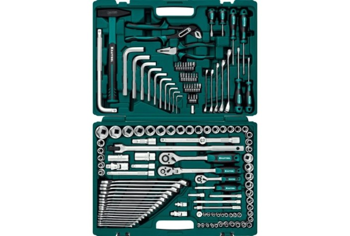 Набор инструментов KRAFTOOL EXTREM-142 универсальный, 142 пред. [27889-H142]