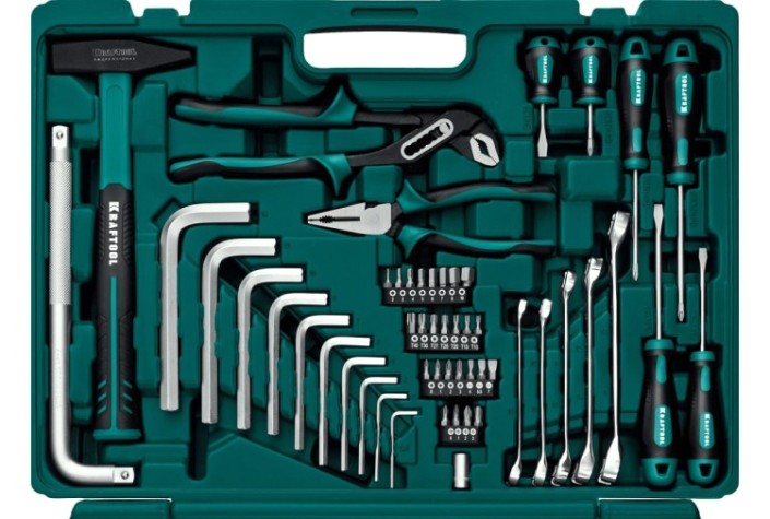 Набор инструментов KRAFTOOL EXTREM-142 универсальный, 142 пред. [27889-H142]