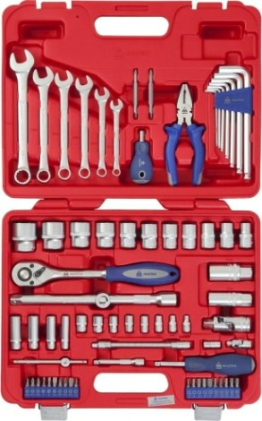 Набор инструментов МАСТАК 72 предмета 0-072С [0-072C]