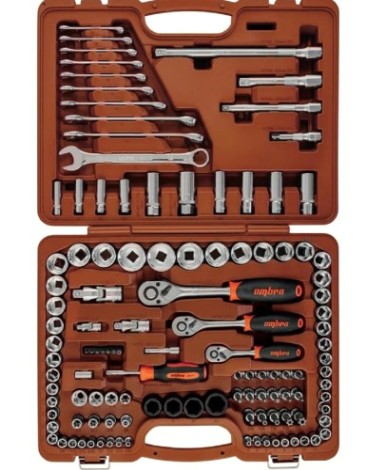 Набор инструментов OMBRA 911120 1/4", 3/8", 1/2"DR, 120 предметов [055545]
