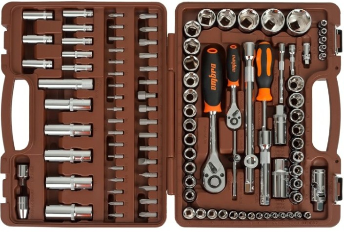 Набор инструментов OMBRA OMT108S 1/4", 3/8", и 1/2"DR, 108 предметов [055322]