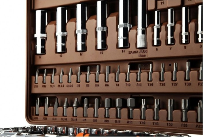 Набор инструментов OMBRA OMT108S 1/4", 3/8", и 1/2"DR, 108 предметов [055322]