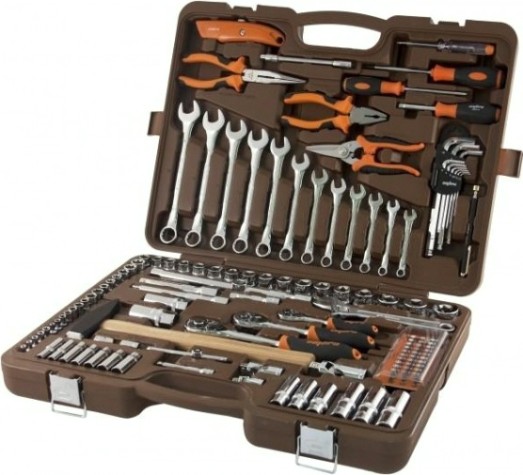 Набор инструментов OMBRA OMT131S 1/4", 3/8" и 1/2"DR, 131 предмет [055013]