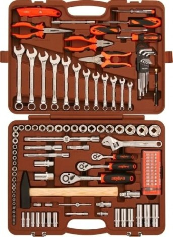 Набор инструментов OMBRA OMT131S 1/4", 3/8" и 1/2"DR, 131 предмет [055013]
